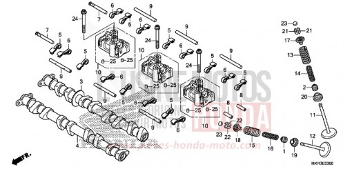 ARBRE A CAMES/SOUPAPE CBR1000SPN de 2022